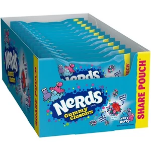 Nerds Gummy Clusters Very Berry 3 oz Pouch | 12 Ct | Full Box - Picture 1 of 5