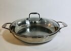 PALM RESTAURANT 11.5" STAINLESS STEEL TRI-PLY BOTTOM SAUTE PAN w/Lid
