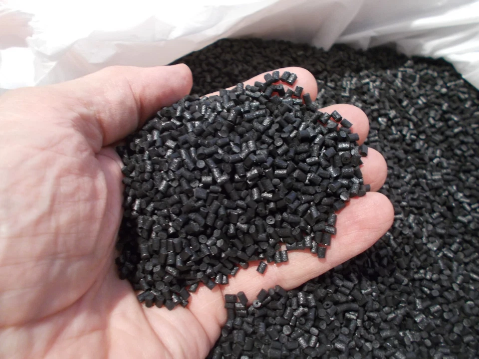 10 LB NEGRO NYLON PLÁSTICO RESINA PELLETS material de moldeo por inyección 70G13HS1L Foto 1 de 1