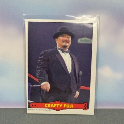 1985 O-Pee-Chee WWF Crafty Fuji #31 Mr. Fuji Titan Sports - Image 1 of 2