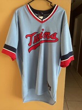Minnesota Twins Cooperstown Collection Throwback Majestic Baseball Jersey XL