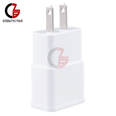 5V 2A Travel US Plug White 1 Port USB Wall Charger Power Adapter for Samsung - Image 1 of 4