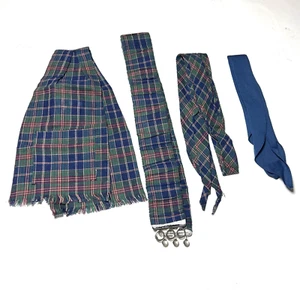 Square Dance Belts Ties Accessories Plaid Crafts Vintage - Picture 1 of 3