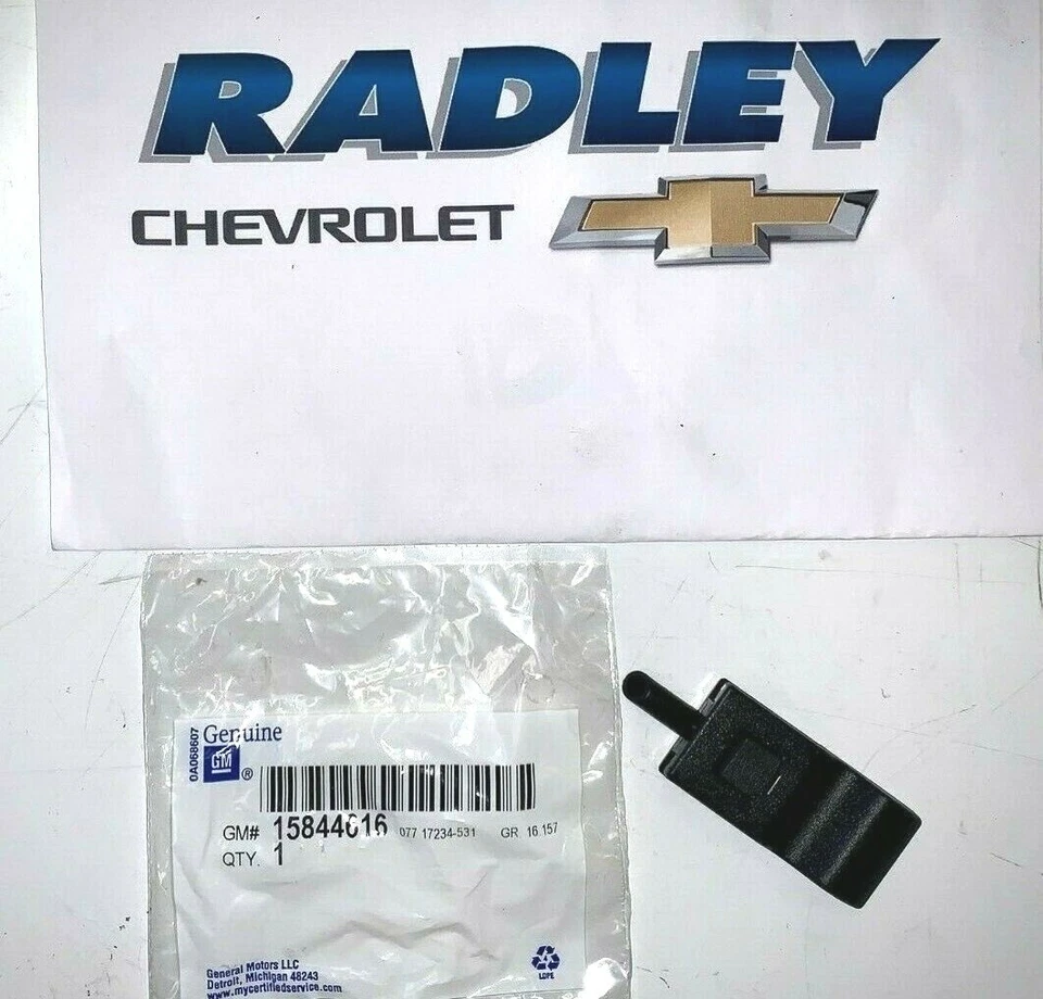 NUEVO OEM GM CHEVROLET SILVERADO AVALANCHE perilla de bloqueo de puerta NEGRO 15844616 B78D Foto 1 de 1