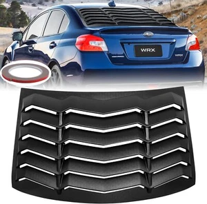 Rear Window Louver For 2015-2021 Subaru WRX, WRX STI ABS Matte Black - Picture 1 of 12