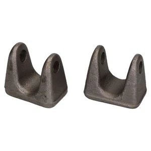 2 x Heckklappe Gabel Heckklappe Anschweißen Heckklappe Dropside geschmiedeter Stahl 20mm Welle - Bild 1 von 4