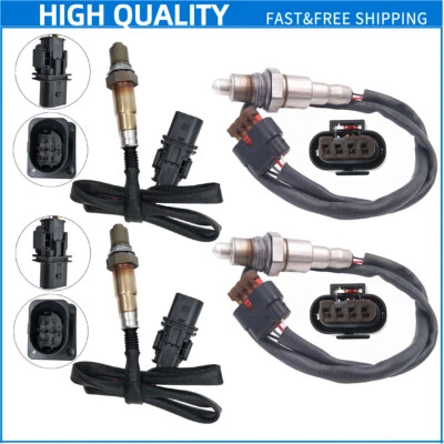 Sensor de oxígeno 4 piezas para Ford F-150 V6 2015-2016 3,5 L solo se adapta a Turbo superior + inferior EE. UU. Foto 1 de 4