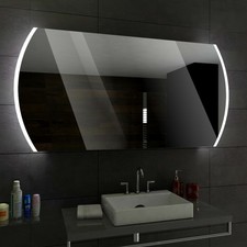 Specchio del bagno LED Baltimore Controluce personalizzato misura VARIANTI