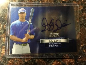 D.J. Davis RC 2012 Bowman Sterling Prospect Autographs #DDA - Picture 1 of 1