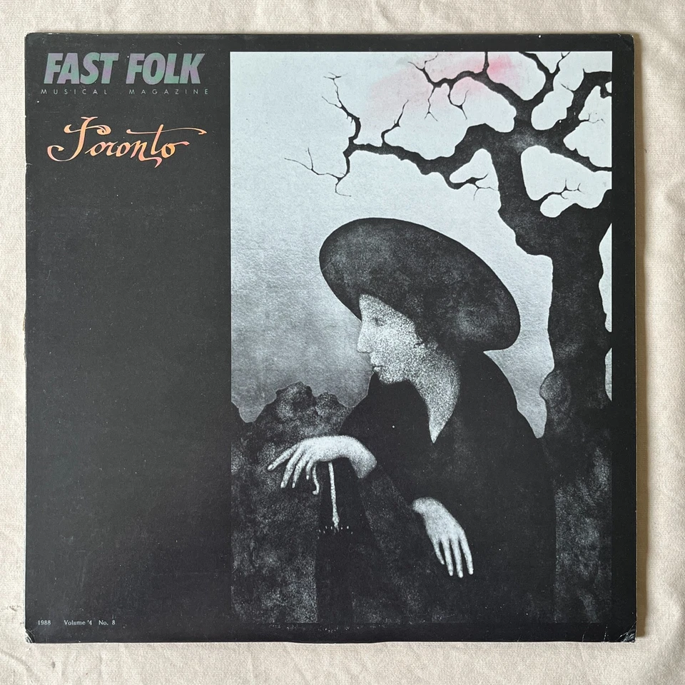 РАЗЛИЧНЫЕ Fast Folk: Торонто 1988 виниловая пластинка быстрый фолк музыкальный журнал FF 408 - VG + - Изображение 1 из 4