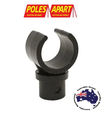POLES APART 2 x 22-22mm C Clip for Spreader bars / Bow Stay Clip Heavy Duty #784