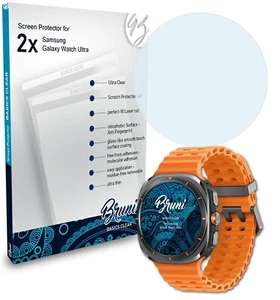 Bruni 2x Écran protecteur pour Samsung Galaxy Watch Ultra Protecteur d'écran - Photo 1 sur 3