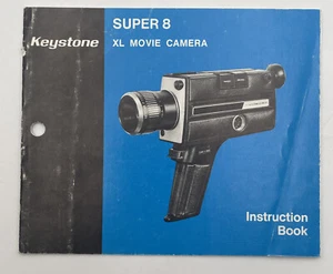Keystone Super 8 Camera Instruction Operating Owners Manual Booklet XL Movie 8mm - Picture 1 of 12