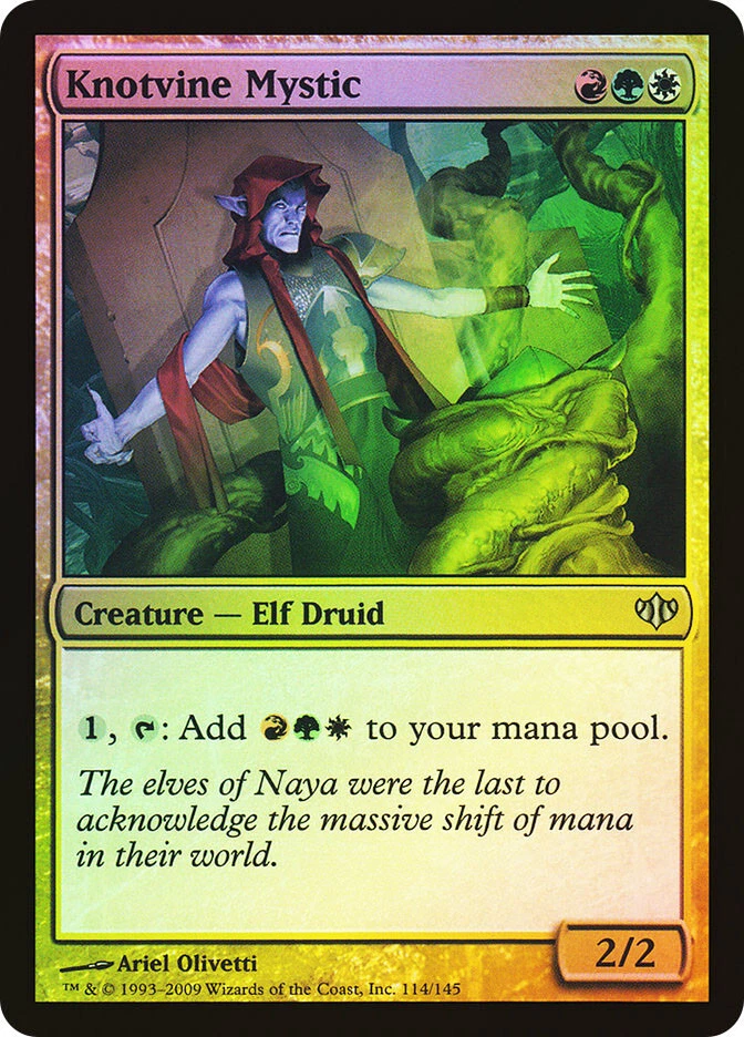 MTG FOIL Knotvine Mystic  - Conflux #114 - Image 1 of 1