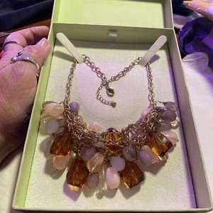 Vintage In Original Box Ross & Simons Goldtone Multi Layered Statement Necklace - Picture 1 of 10