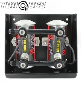 Conjunto de colector de bomba de combustible superior superior roja doble AN -6 (6AN AN6) todo en negro - Imagen 1 de 6
