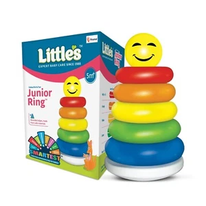 Little's Junior Ring Educational Blocks Stacking Toys For Kids 6 Rings Multi - Picture 1 of 7