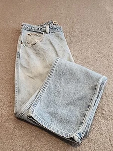 Pantalones de mezclilla Schaefer Outfitter Ranch para hombre 34X32 azul oeste de EE. UU. - Imagen 1 de 16