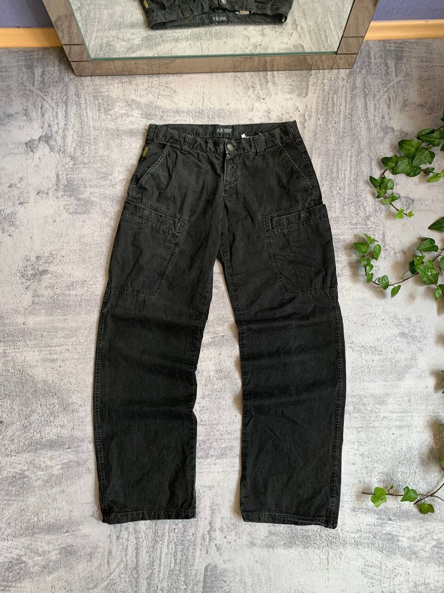 パンツ ARMANI JEANS ARCHIVE WIDE CHECK TROUSERS EMPORIO ARMANI Pleated checked jacquard wide-leg pants | THE