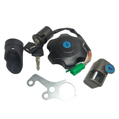 Ignition Switch Fuel Gas Tank Cap Seat Lock Set For Suzuki DRZ400SM 2005-2022 - Imagem 1 de 4