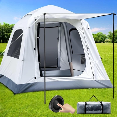 Automatic Inflatable Camping Tent，Easy Set up 3-4 Person Glamping Outdoor Air Bl Foto 1 de 4
