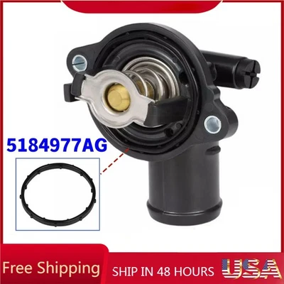 Thermostat Housing 5184977AH for Dodge Charger Chrysler 300 2011-2023 5184977AG Foto 1 de 4