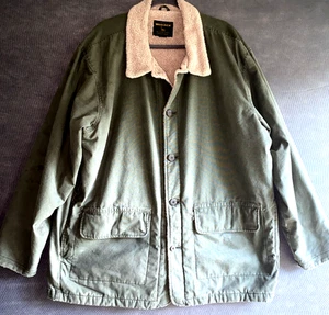 ABRIGO DE GRANERO POLAR AISLADO WOOLRICH PARA HOMBRE VERDE MILITAR TALLA 2XL 16369 LODEN - Imagen 1 de 10