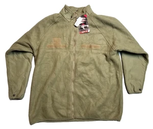 Chaqueta de peso medio resistente al fuego Polartec Peckham militar de EE. UU. Coyote - Nueva con etiquetas - Imagen 1 de 5