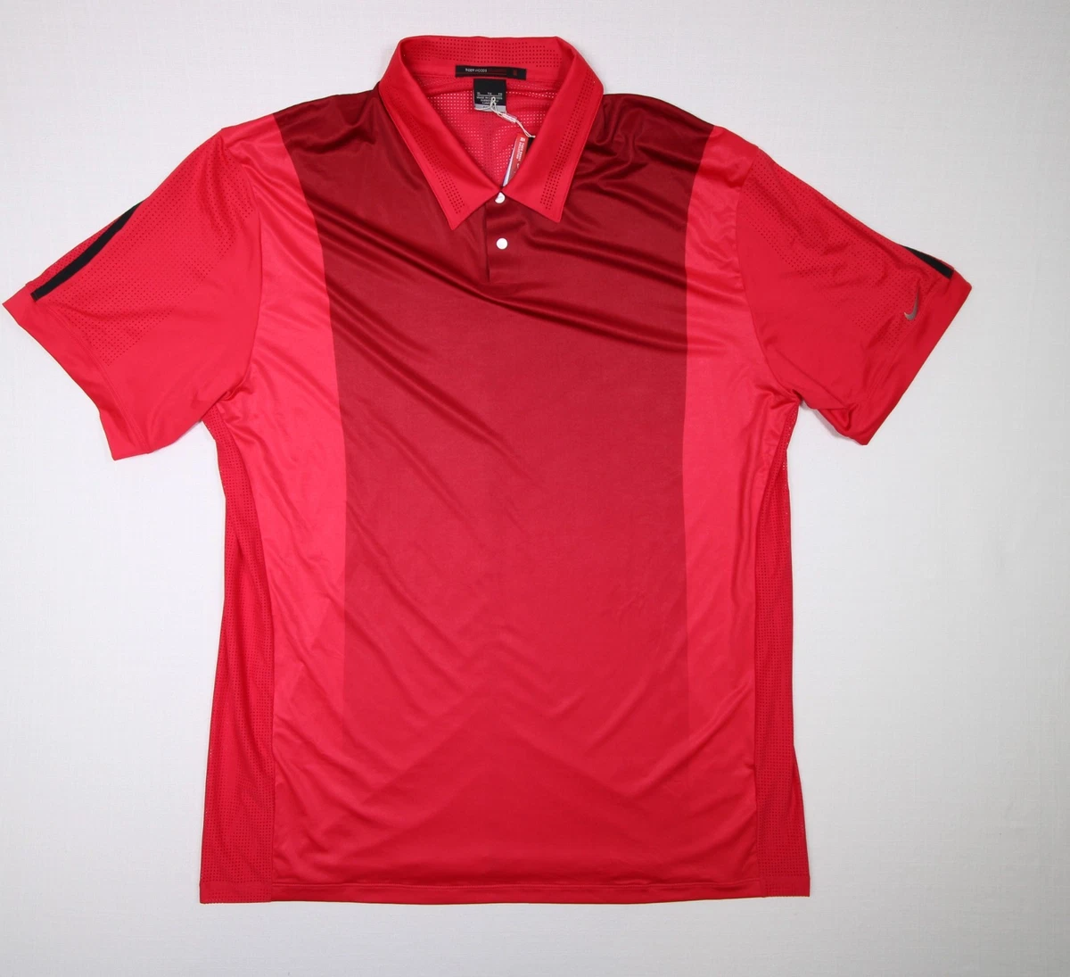 Tiger Woods Red Shirt In Men's Golf Shirts, Tops & Sweaters for