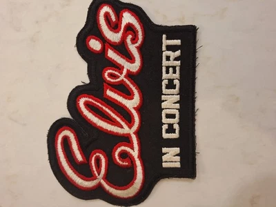 * Vintage - ELVIS Concert patch- USA Made HOWE Athletic Apparel - LOOKS Unused - Image 1 of 2