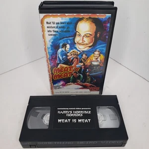 Meat Is Meat AKA The Mad Butcher VHS Victor Buono Brad Harris Karen Field - Picture 1 of 6