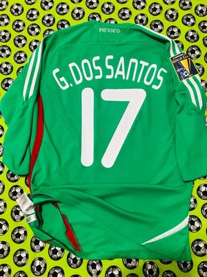 Camiseta de fútbol local Adidas México Copa Oro 2009 Giovani Dos Santos M Foto 1 de 4