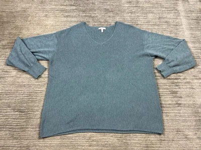 Ella Moss Sweater Womens Large Blue Long Sleeve Polyester Blend Casual - Image 1 of 4