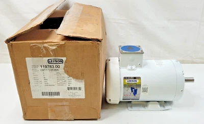 Leeson 119783.00 Washguard Motor 3HP, 3 PH, 230/460V, 1740RPM, C6T17WK48A - Image 1 of 4