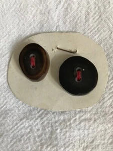2 botones de cuerno hechos a mano - Imagen 1 de 2