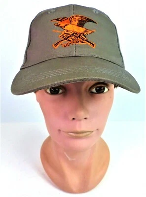 Gorra de béisbol NRA - gris con emblema de águila dorada y rifles - NUEVA sin etiquetas Foto 1 de 4