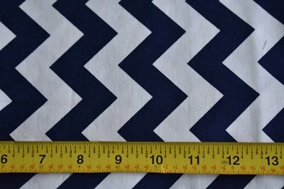 24" Long, Navy & White Chevrons, Riley Blake/"Chevron"/RBD/C320, N2185 - Image 1 of 4