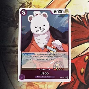 Character Bepo OP05-071 RARE One Piece TCG Awakening of the New Era Card ENGLISH - Picture 1 of 6