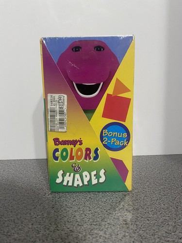 KMART Barney - Barneys Colors Shapes (VHS, 1997, 2-Tape Set) RARE! 45986020161 | eBay