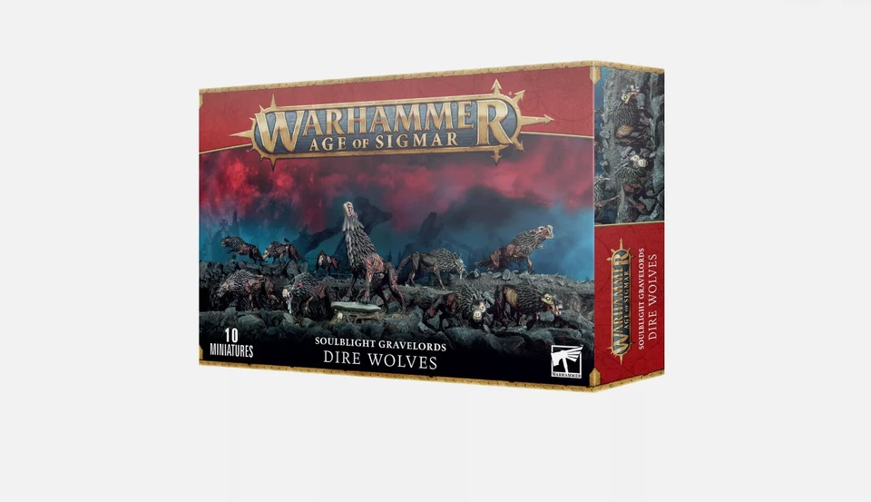 Dire Wolves (10) Warhammer AoS Soulblight Gravelords NUEVO en CAJA Foto 1 de 1