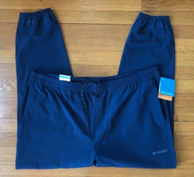 Columbia Hike Jogger Pants Omni Shield Mens Reg 2XL Blue Straight Stretch - Image 1 of 4