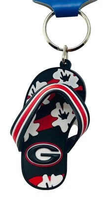 Georgia Bulldogs Chanclas Llavero-Llavero por Game Day-UGA-Nuevo Foto 1 de 2