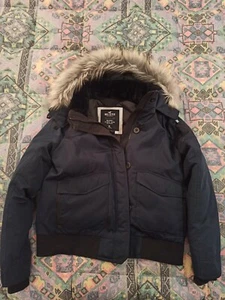Giubbotto Donna Hollister Taglia XL Bomber Jacket Woman - Foto 1 di 6