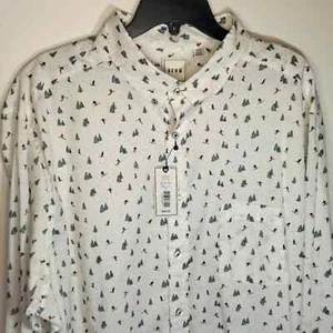 ROWM Winter Ski Lodge 3XT Shirt LS Button Up TALL - Picture 1 of 11