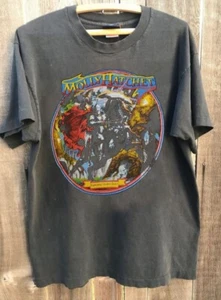 Rare 80s 1989 Molly Hatchet Concert Tour Charcoal Unisex Tshirt Vtg WA0246 - Picture 1 of 2