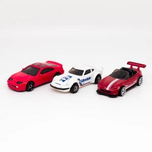 Coches diecast Hot Wheels Nissan/Mazda 1/64 - Lote de tres - Imagen 1 de 10