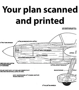 your plan scanned and printed - Picture 1 of 1