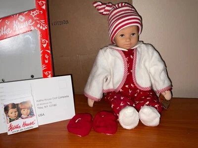 Kathe Kruse Stoffpuppe Doll 15” EUC - Image 1 of 4
