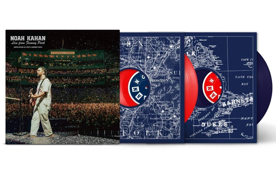 Noah Kahan – Live From Fenway Park - Red & Blue 2 x LP Vinyl Records 12" - NEW - Image 1 of 1