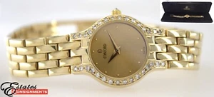 Concord Les Palais 29-62-264 14k Gold & Diamonds Ladies Quartz Watch - Picture 1 of 17